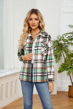 Load image into Gallery viewer, Collared Plaid Shacket
