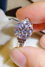 Load image into Gallery viewer, 5 Carat Moissanite 925 Sterling Silver Ring