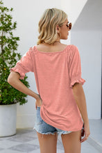 Load image into Gallery viewer, Short Flounce Sleeve Top