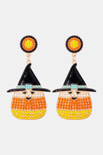 Load image into Gallery viewer, Witch's Hat Shape Synthetic Pearl Dangle Earrings