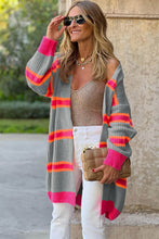 Load image into Gallery viewer, Ribbed Long Sleeve Cardigan