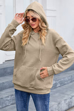 Load image into Gallery viewer, Dropped Shoulder Pocketed Hoodie