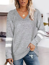 Load image into Gallery viewer, V-Neck Raglan Sleeve T-Shirt