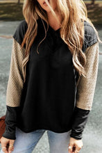Load image into Gallery viewer, Color Block Dropped Shoulder Hoodie