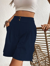 Load image into Gallery viewer, High Waist Shorts with Pockets