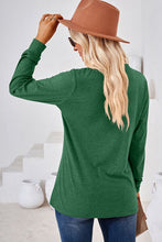 Load image into Gallery viewer, Notched Long Sleeve T-Shirt
