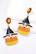 Load image into Gallery viewer, Witch's Hat Shape Synthetic Pearl Dangle Earrings