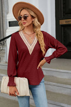 Load image into Gallery viewer, V-Neck Flounce Sleeve Blouse