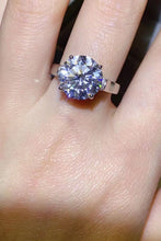 Load image into Gallery viewer, 5 Carat Moissanite Platinum-Plated Ring