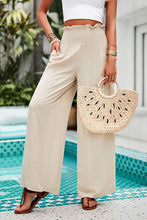 Load image into Gallery viewer, Smocked Wide Leg Pants with Pockets