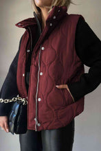 Load image into Gallery viewer, Collared Neck Vest with Pockets