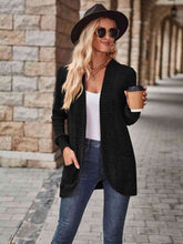 Load image into Gallery viewer, Open Front Cardigan with Pockets