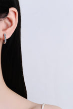 Load image into Gallery viewer, 1 Carat Moissanite Hoop Earrings