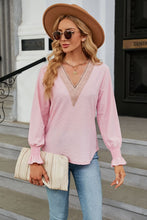Load image into Gallery viewer, V-Neck Flounce Sleeve Blouse