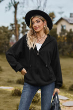 Load image into Gallery viewer, Cable-Knit Long Sleeve Hooded Jacket