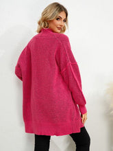 Load image into Gallery viewer, Open Front Dropped Shoulder Cardigan