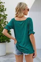 Load image into Gallery viewer, Short Flounce Sleeve Top