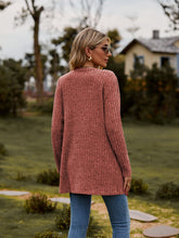 Load image into Gallery viewer, Ribbed Button-UP Caradigan with Pockets