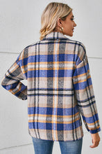 Load image into Gallery viewer, Collared Plaid Shacket