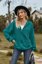 Load image into Gallery viewer, Cable-Knit Long Sleeve Hooded Jacket