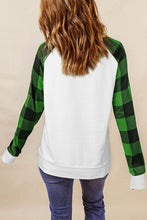 Load image into Gallery viewer, Lucky Clover Round Neck Long Sleeve T-Shirt