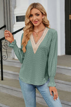 Load image into Gallery viewer, V-Neck Flounce Sleeve Blouse