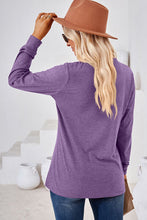 Load image into Gallery viewer, Notched Long Sleeve T-Shirt