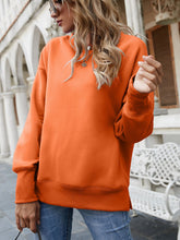 Load image into Gallery viewer, Dropped Shoulder Slit Sweatshirt