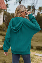 Load image into Gallery viewer, Cable-Knit Long Sleeve Hooded Jacket
