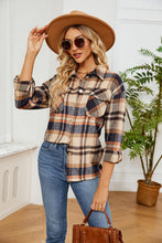 Load image into Gallery viewer, Collared Plaid Shacket