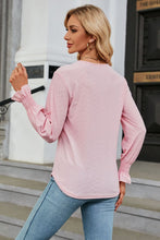 Load image into Gallery viewer, V-Neck Flounce Sleeve Blouse