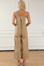 Load image into Gallery viewer, Pocketed Wide Leg Overall