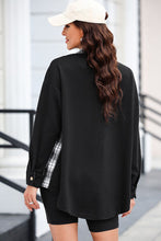Load image into Gallery viewer, Plaid Button Down Collared Jacket