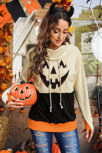 Load image into Gallery viewer, Long Sleeve Jack-O'-Lantern Graphic Sweatshirt