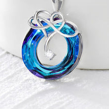 Load image into Gallery viewer, 925 Sterling Silver Natural Crystal Pendant Necklace