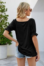 Load image into Gallery viewer, Short Flounce Sleeve Top