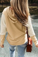Load image into Gallery viewer, Color Block Dropped Shoulder Hoodie