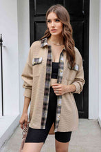 Load image into Gallery viewer, Plaid Button Down Collared Jacket
