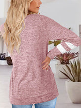 Load image into Gallery viewer, V-Neck Raglan Sleeve T-Shirt