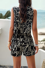 Load image into Gallery viewer, Printed Cropped Tank and Shorts Set