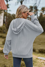 Load image into Gallery viewer, Cable-Knit Long Sleeve Hooded Jacket