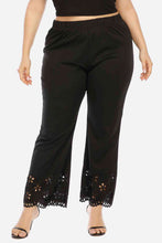 Load image into Gallery viewer, Plus Size Openwork Detail Pants
