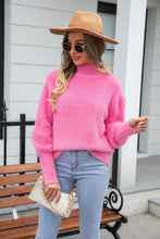 Load image into Gallery viewer, Turtle Neck Long Sleeve Pullover Sweater