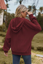 Load image into Gallery viewer, Cable-Knit Long Sleeve Hooded Jacket