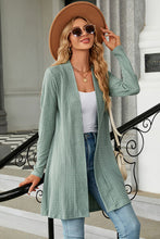 Load image into Gallery viewer, Open Front Long Sleeve Cardigan