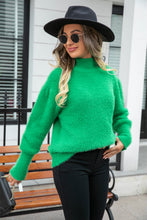 Load image into Gallery viewer, Turtle Neck Long Sleeve Pullover Sweater
