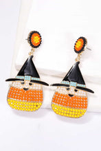 Load image into Gallery viewer, Witch's Hat Shape Synthetic Pearl Dangle Earrings