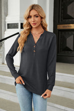 Load image into Gallery viewer, V-Neck Long Sleeve Blouse