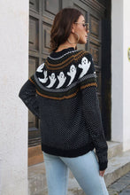 Load image into Gallery viewer, Ribbed Round Neck Long Sleeve Pullover Sweater