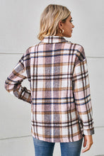 Load image into Gallery viewer, Collared Plaid Shacket